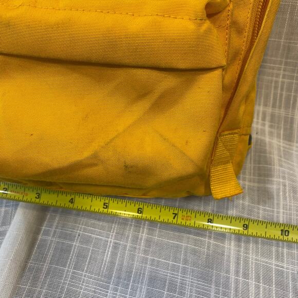 Fjallraven Re-Kanken Yellow Small Backpack 23548 Everyday Pack Pockets Embroider main image 10